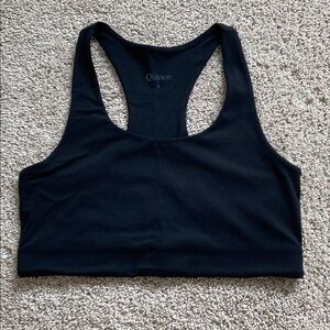 Quince • Ultra Form Scoop Neck Longline Bra Black